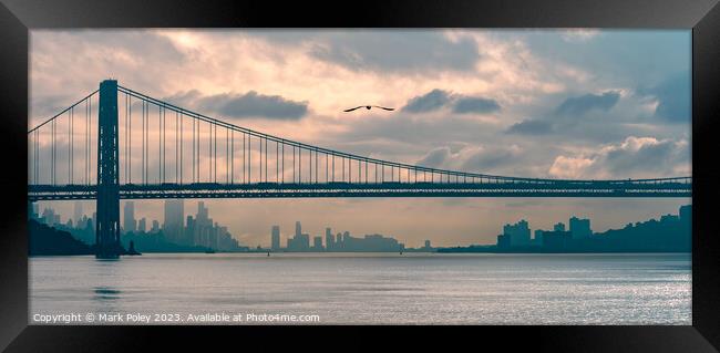 George Washington Bridge, New York  Framed Print by Mark Poley