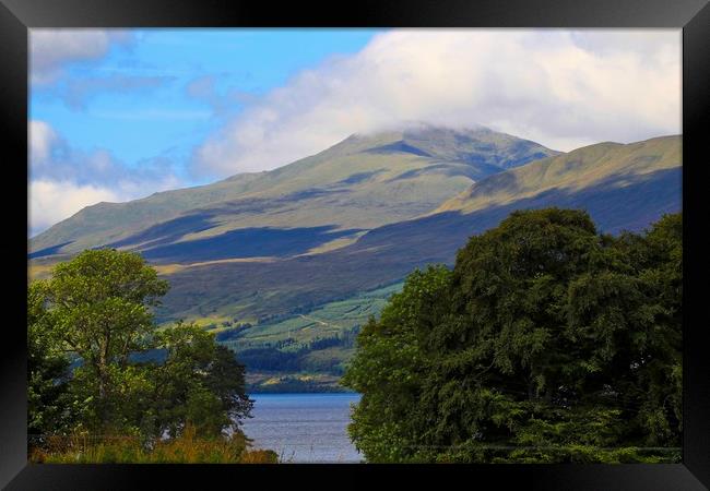 Ben Lawers Framed Print by paul green