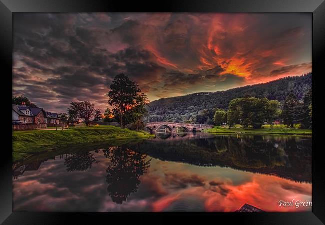 Kenmore Sunset Framed Print by paul green