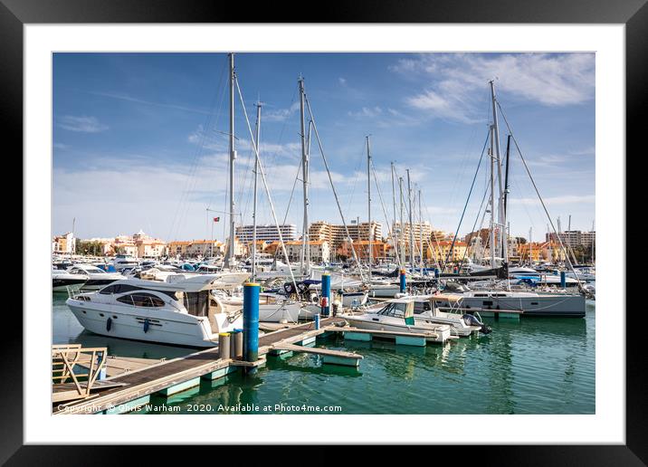 Vilamoura Harbour - The Algarve, Portugal Framed Mounted Print by Chris Warham