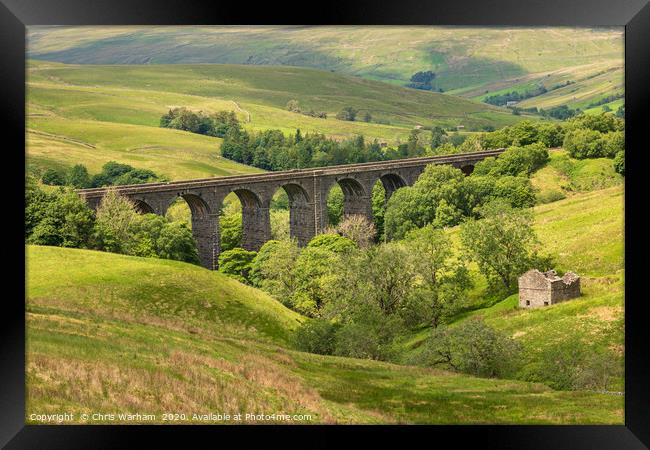 Yorkshire Dales - Dent Head Viaduct Framed Print by Chris Warham