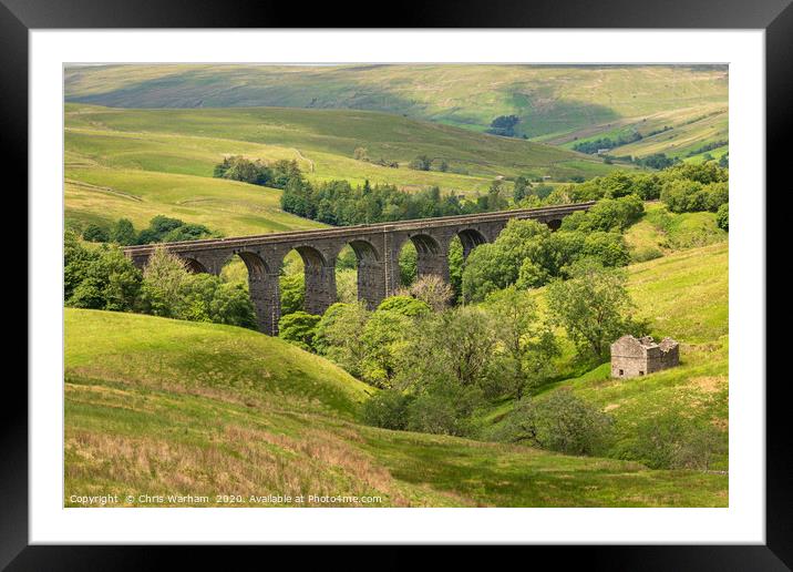 Yorkshire Dales - Dent Head Viaduct Framed Mounted Print by Chris Warham