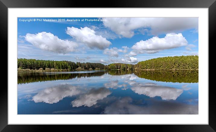  Clouds of Clarity. Framed Mounted Print by Phil Maddison