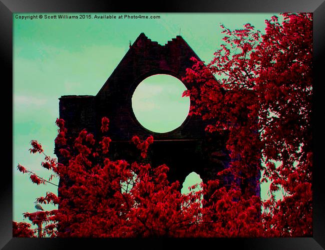 Red Abbey Framed Print by Scott Williams