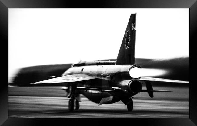 Iconic Cold War Jet Lightning XS904  Framed Print by Steven Hurrell