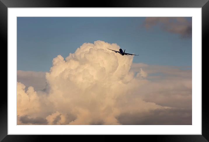  Away with the clouds Framed Mounted Print by Andrew Crossley
