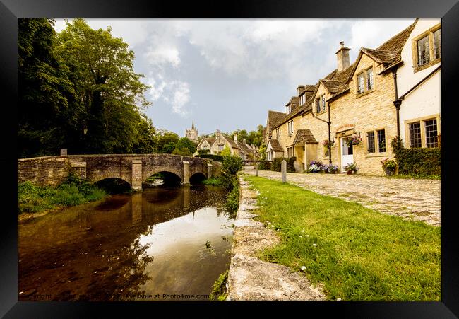 Castle Combe Framed Print by john english