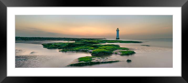 New Brighton Lighthouse Framed Mounted Print by Phil Durkin DPAGB BPE4