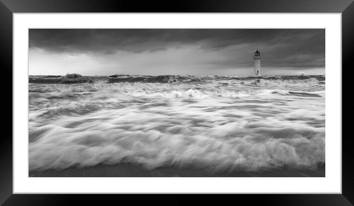  New Brighton lighthouse  Framed Mounted Print by Phil Durkin DPAGB BPE4