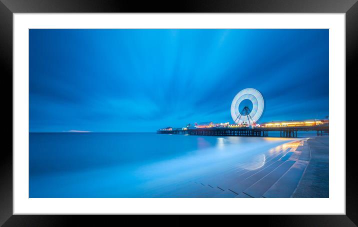Blackpool Central Pier - Award Winning Picture Framed Mounted Print by Phil Durkin DPAGB BPE4