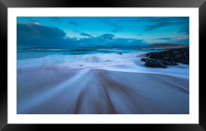 Outer Hebrides Coastline Framed Mounted Print by Phil Durkin DPAGB BPE4