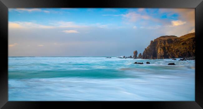 Dalmore Beach Seascape Framed Print by Phil Durkin DPAGB BPE4