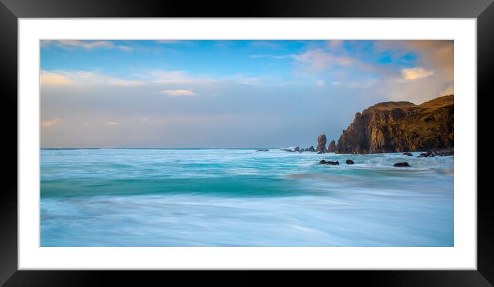 Dalmore Beach Seascape Framed Mounted Print by Phil Durkin DPAGB BPE4