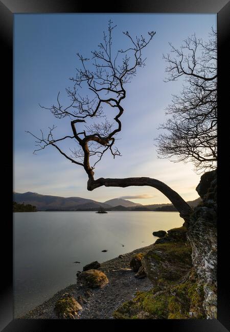 Sunrise At Otterbield Bay Lake District National Park Framed Print by Phil Durkin DPAGB BPE4
