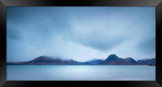 The Cuillin mountain range on the Isle Of Skye Scotland Framed Print by Phil Durkin DPAGB BPE4
