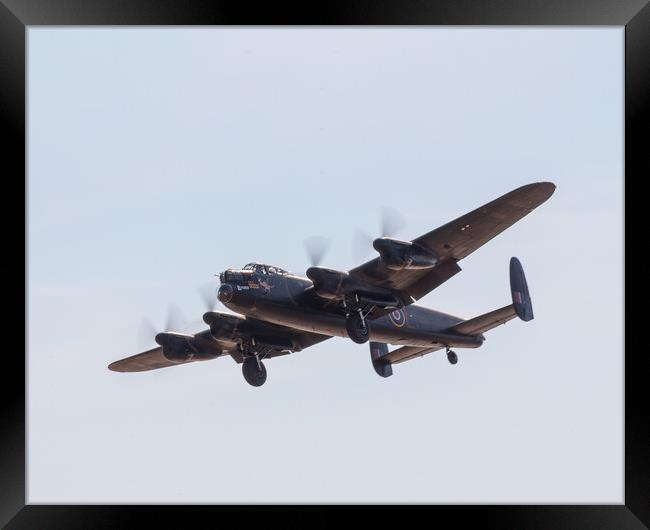 Avro Lancaster Bomber Framed Print by Phil Durkin DPAGB BPE4