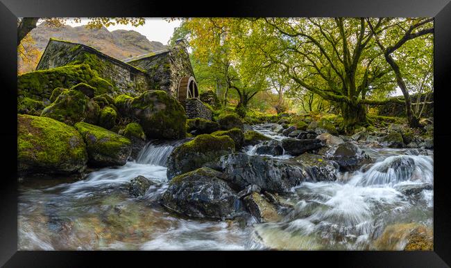 The Old Mill - Borrowdale Framed Print by Phil Durkin DPAGB BPE4