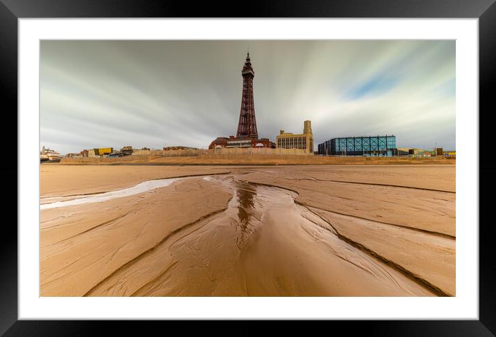 Towering over the Fylde Coast Framed Mounted Print by Phil Durkin DPAGB BPE4