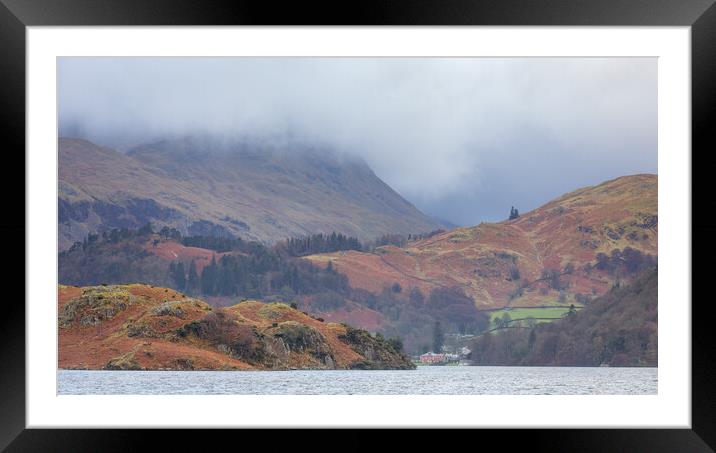 Glenridding From Ullswater  Framed Mounted Print by Phil Durkin DPAGB BPE4
