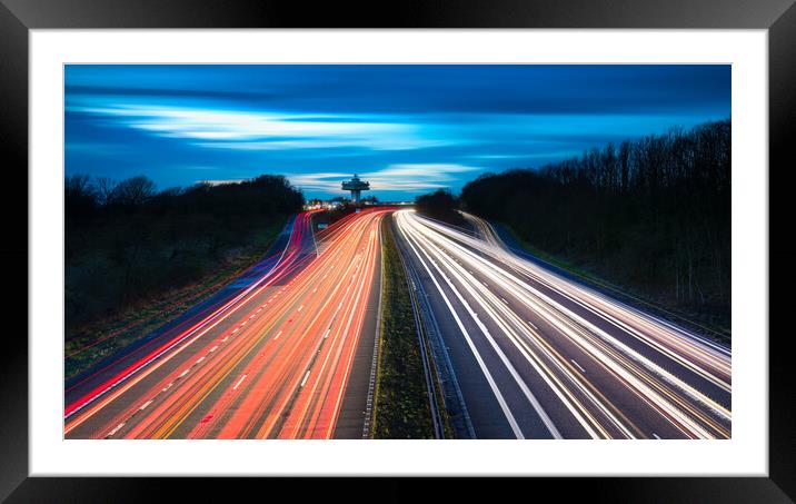 Racing Against Time Framed Mounted Print by Phil Durkin DPAGB BPE4