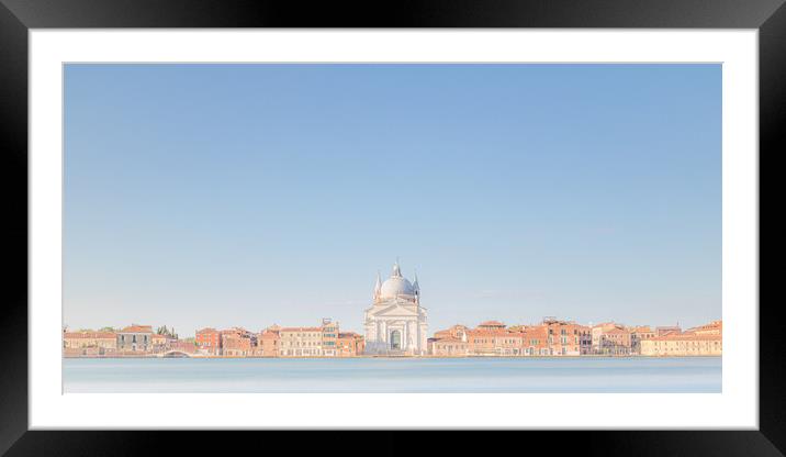 A Venetian Island's Iconic Church Framed Mounted Print by Phil Durkin DPAGB BPE4