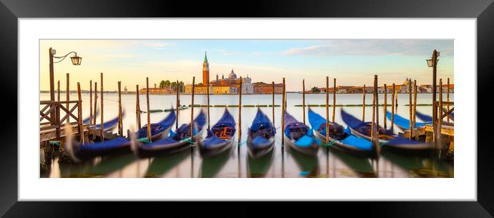 Venice Tranquil Serenity Framed Mounted Print by Phil Durkin DPAGB BPE4