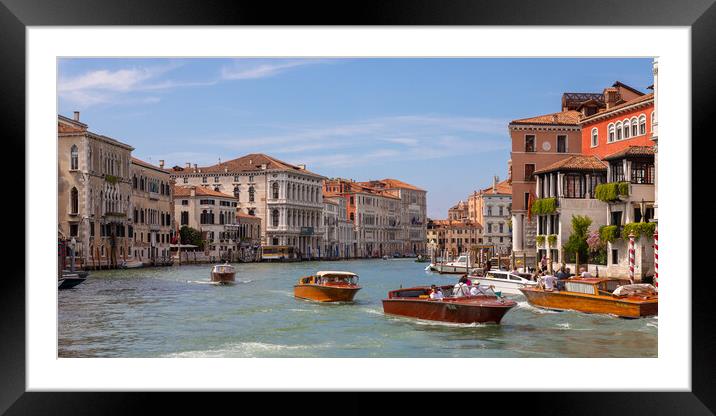 Serene Grand Canal Voyage Framed Mounted Print by Phil Durkin DPAGB BPE4