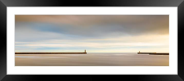 South Shields V North Shields Framed Mounted Print by Phil Durkin DPAGB BPE4