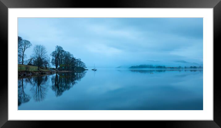 Lake Windermere From Ambleside Framed Mounted Print by Phil Durkin DPAGB BPE4