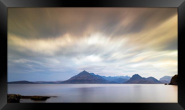 Majestic Cuillin Mountains At Sunset  Framed Print by Phil Durkin DPAGB BPE4