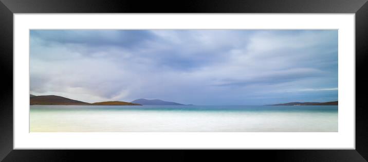 Luskentyre Beach Tranquillity Framed Mounted Print by Phil Durkin DPAGB BPE4