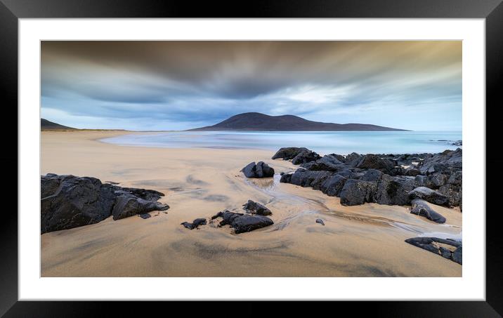 Sgarasta Mhor Beach Harris Outer Hebrides  Framed Mounted Print by Phil Durkin DPAGB BPE4