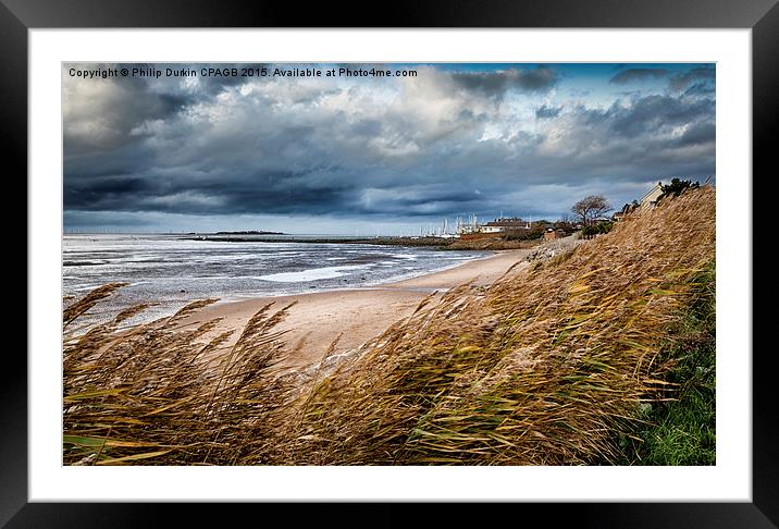 Stunning West Kirby Seascape Overlooking the Saili Framed Mounted Print by Phil Durkin DPAGB BPE4