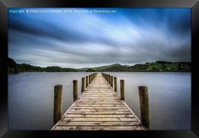 Coniston Water Framed Print by Phil Durkin DPAGB BPE4