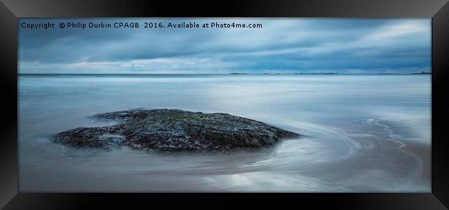 Bamburgh Beach Framed Print by Phil Durkin DPAGB BPE4