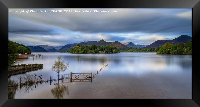 Derwentwater - The Lake District NP Framed Print by Phil Durkin DPAGB BPE4