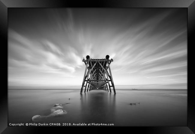 The Majestic Steetley Pier Framed Print by Phil Durkin DPAGB BPE4