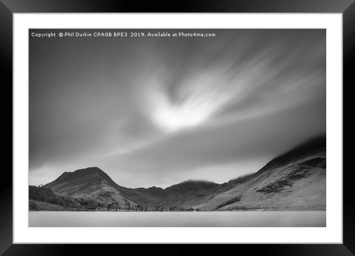 Buttermere Cloudscape Framed Mounted Print by Phil Durkin DPAGB BPE4