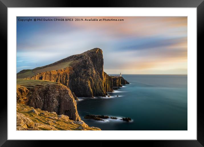 Neist Point - Isle Of skye Framed Mounted Print by Phil Durkin DPAGB BPE4