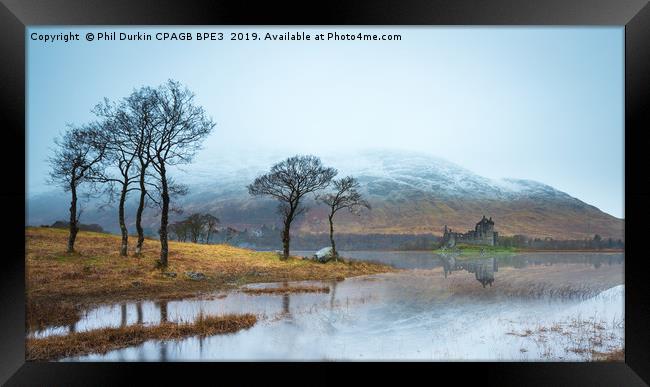 Kilchurn Castle Framed Print by Phil Durkin DPAGB BPE4