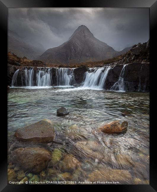 The Fairy Pools Isle Of Skye  Scotland Framed Print by Phil Durkin DPAGB BPE4