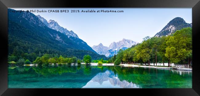 Lake Jasna  II - Slovenia Framed Print by Phil Durkin DPAGB BPE4