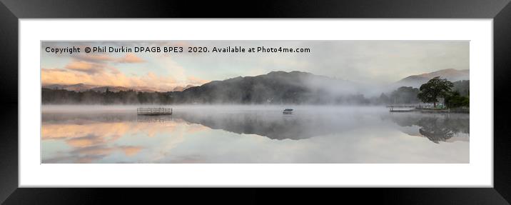 First Light Ambleside Framed Mounted Print by Phil Durkin DPAGB BPE4