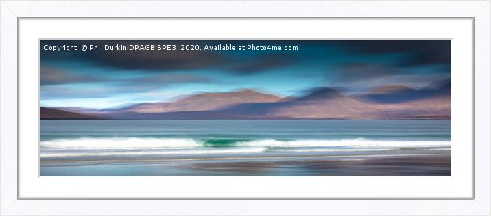 Luskentyre Beach - Outer Hebrides ICM  Framed Mounted Print by Phil Durkin DPAGB BPE4