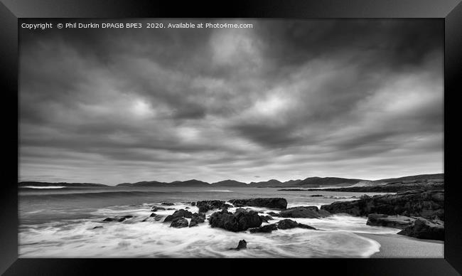 A Hebrides Mono Moment Framed Print by Phil Durkin DPAGB BPE4