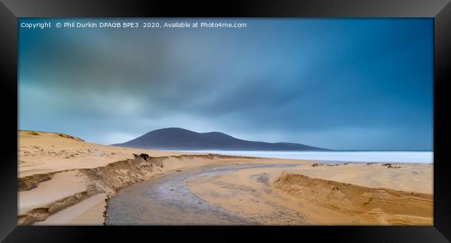 Stunning Scarista Beach in the Isle of Harris Framed Print by Phil Durkin DPAGB BPE4