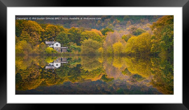 Waterman's Cottage - Anglezarke Reservoir Framed Mounted Print by Phil Durkin DPAGB BPE4
