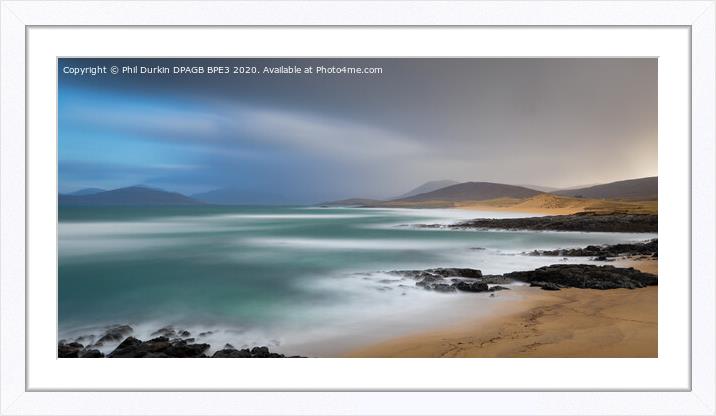 Outer Hebrides Beach Framed Mounted Print by Phil Durkin DPAGB BPE4