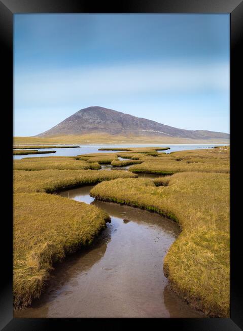 Northton Salt Flats Isle Of Harris Outer Hebrides Framed Print by Phil Durkin DPAGB BPE4