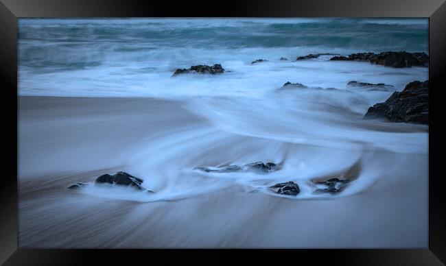 Hebrides Aqua Wave Framed Print by Phil Durkin DPAGB BPE4
